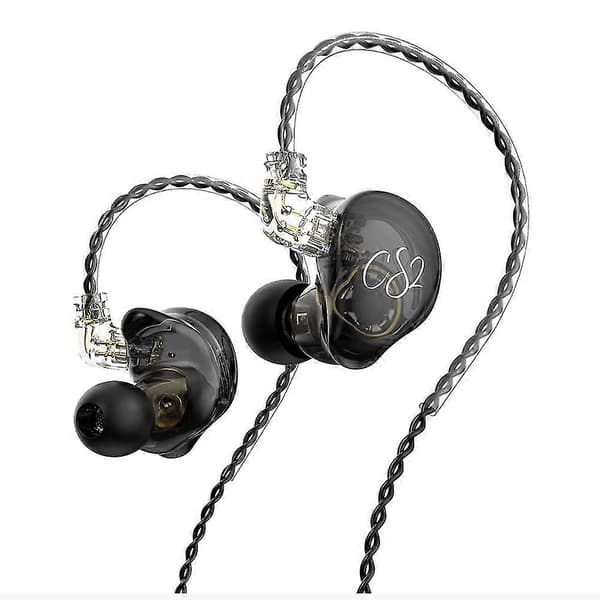 Cs2 Hi-Fi Kablede Hodetelefoner In-ear 1dd Dynamisk Hifi Subwoofer Ørepropper Løping Støyreduksjon