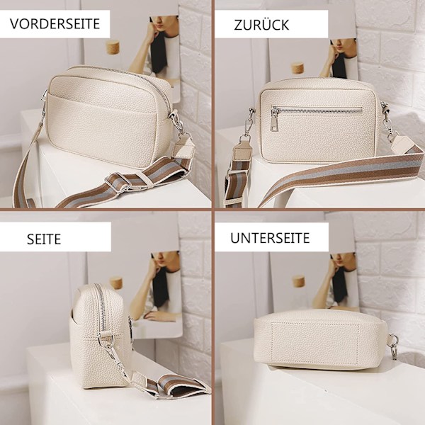 Damväska crossbody, damväska axelväska, moderna väskor med bred axelrem, PU läder bröstväska, body bag, dam axelväska