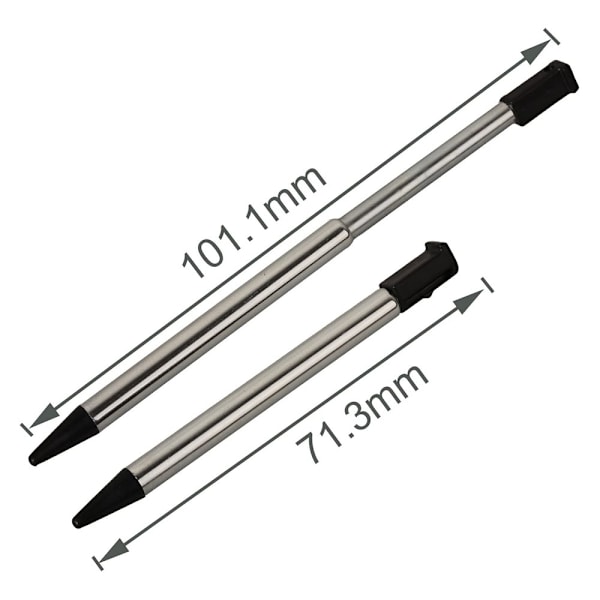 4 stk. Stilfulde Farvede Touch Stylus Penne Touchpen Sæt Håndholdt Teleskopisk Stylus Spilkonsol Stylus til Nintendo 3DS