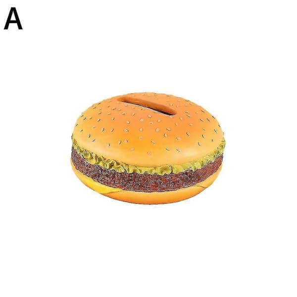 Hamburger-servettlåda kreativ retro vardagsrumspapperslåda hem rolig dekoration Round