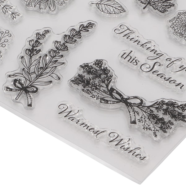 Klar Stempel Klar Avtrykk Flere Mønstre Gjenvinnbare Transparent Stempel for å Lage Invitasjoner Dekorasjon DIY Kort