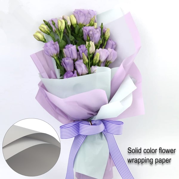 20 ark blomsteromslagspapper blombukett presentförpackning Su