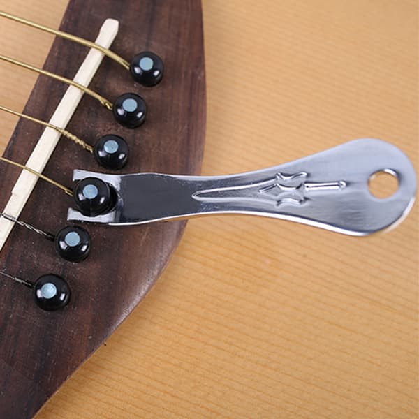 Høykvalitets akustisk gitarpluggtrekker sinklegering strengpluggtrekker