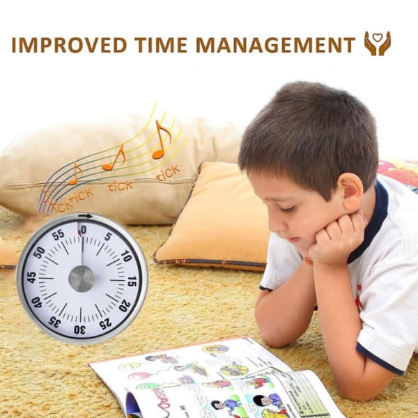 60-minutters visuell timer for klasserom for barn og voksne bla