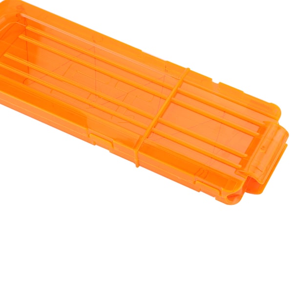 15 Dart EVA Mjuk Bullet Clip Darts Plast Pistol Leksak Patronhållare (Orange)