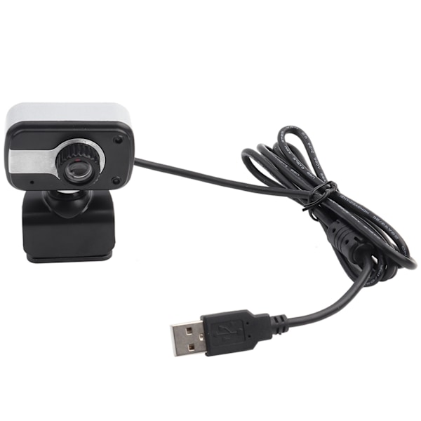 USB-kamera med mikrofon 0,3MP Webkamera 360 graders rotation til LCD-skærm bærbar computer til / MSN / ICQ Nattesyn