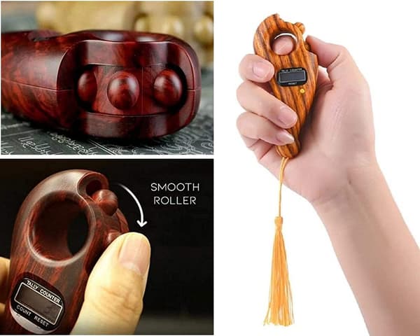 2 stk. Digital Perleteller, Digital Fingerteller, Buddha Perleteller