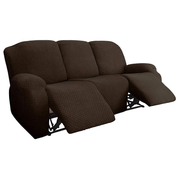 8 Delars Stretch Fåtöljöverdrag Senaste Jacquard Vilstol Överdrag