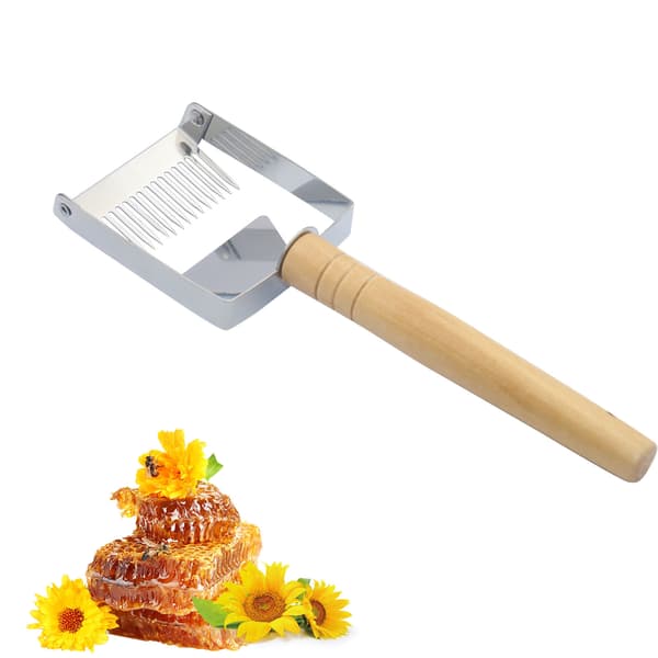 Honning Avdekkingsskrape Rustfritt Stål Honningkake Honninggaffel Kniv
