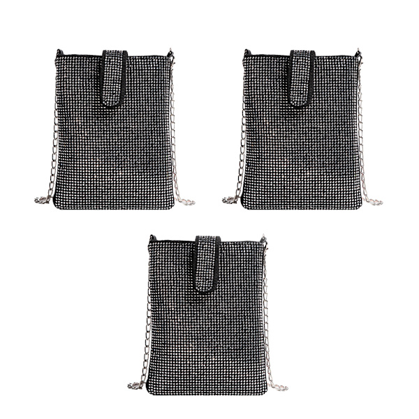 Aftentaske Kvinders håndtaske Metalnet lille crossbody taske