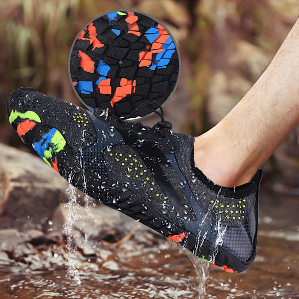 1 Par Utomhus Vattentäta Trekking Snorkling Strand Simning Yoga Skor 46