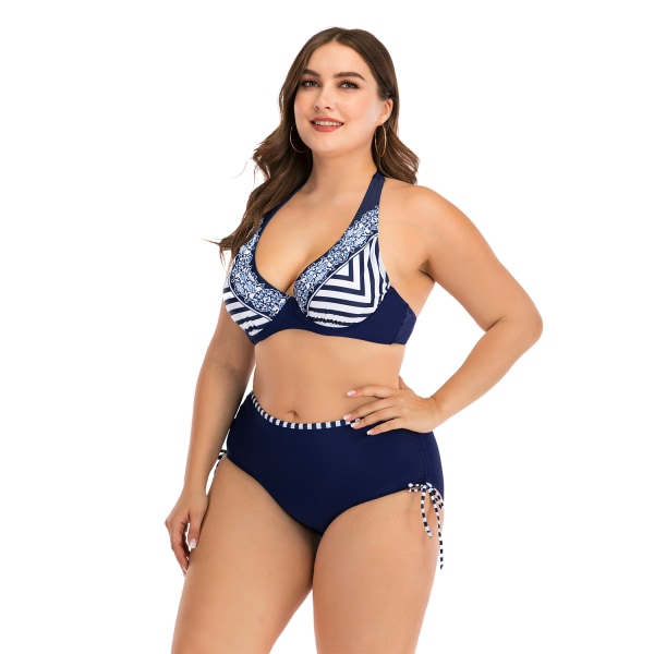 Large size bikini bikini fat woman underwire big cup ladies swim