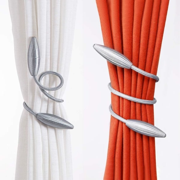 2 st kreativa gardinuppsättningar Twist Tie Backs Dekorativa Drape C
