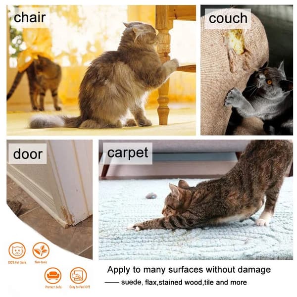 Kattsoffa Skraptejp Klösbräda Möbelskydd Soffa