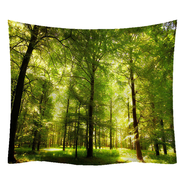 Luonnontaulu Misty Tree -taulu Jungle Creek Psykedeelinen Lan