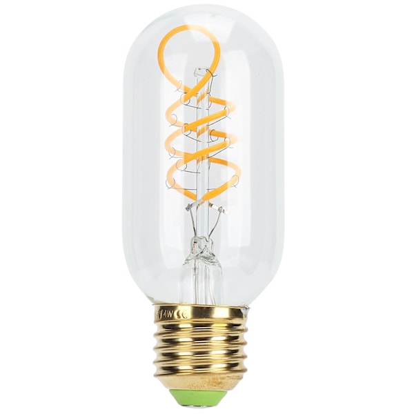 Valolamppu Vintage Kaksinkertainen Kierre E27 4W LED Joustava Filamentti Lämmin Valo LED-Lamppu 220V Läpinäkyvä