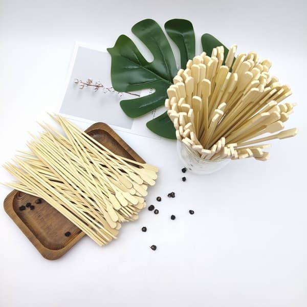 Miljøvennlige spyd, stilig design for cocktail- og appetittpresentasjon (100 stk)