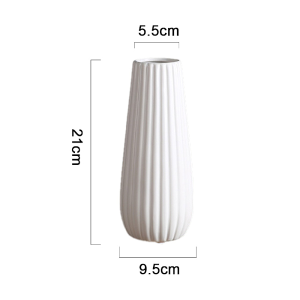 Keramisk Vase, Moderne Hjemmedekorasjon Porselen Vase Blomster Vase
