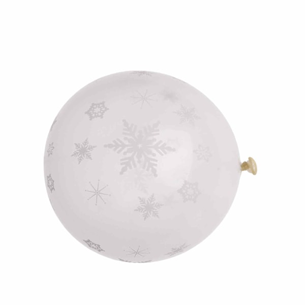 Frysta Ballonger, 12 Tum, Blå, Lila Latexballong med Snöflingeballonger för Flickor, Vinterunderland Födelsedag, Babyshower, Jul Fryst