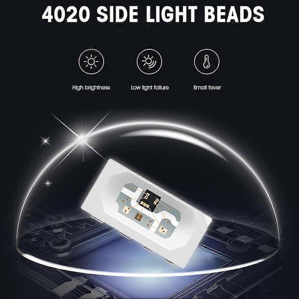 100 stk. Sk6812 Side-a Sk6812 Ic i LED-chip Sidebelysning Smd 4020 Rgb til Strip Display Skærm Indi