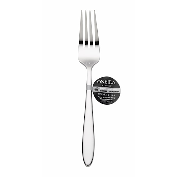 (4-pack) Solefield middagsgaffel i rostfritt stål, hög kvalitet, diskmaskinssäker