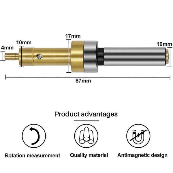 Presisjons Titanium Ikke-magnetisk Mekanisk Kantfinner Senterfinner Berøringspunkt Sensor For Cnc Mac