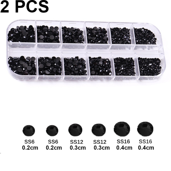 Flat Back Glass Rhinestones Crystals for Nail Art Style 8