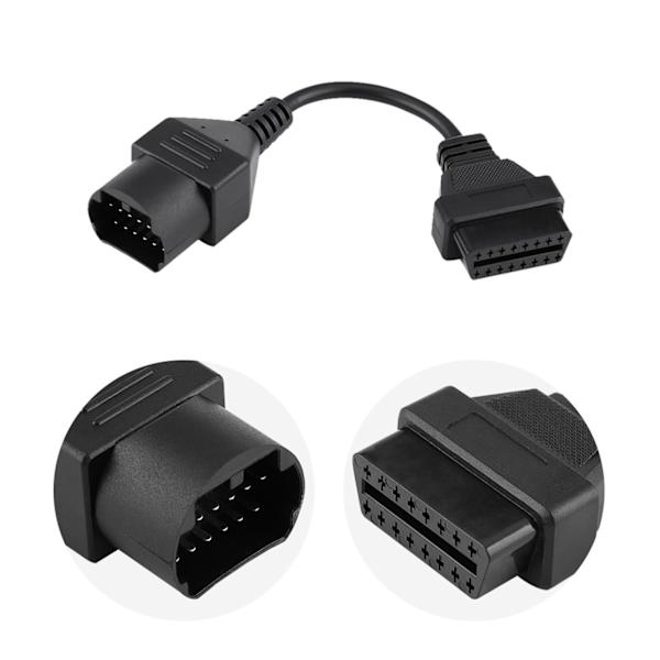 17-stifts till 16-stifts OBD2-adapterkontakt Diagnostisk skannerkabel för Mazda
