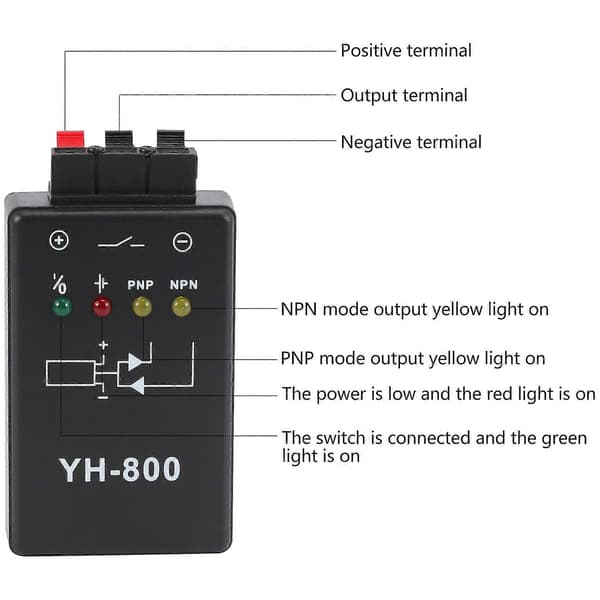 -800 Fotoelektrisk Afbryder Tester Nærhedsafbryder Magnetisk Afbryder Tester Sensor Tester