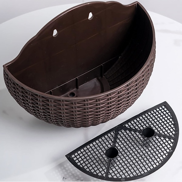 Miljövänlig innovation, högkvalitativt PP-material, hängande planteringskruka med praktisk vattningsdesign för en fräsch, naturlig upplevelse