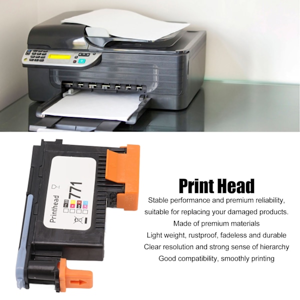 Skrivehode Printhead-utskifting for HP DesignJet Z6200 Z6600 Z6800 Z6810 skriver