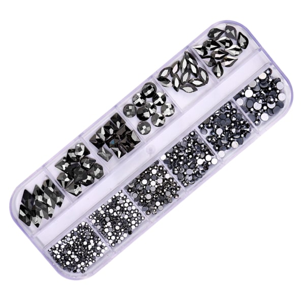 Nail Rhinestones Kristaller Ädelstenar Multi Nagelpärlor， för Nail DIY Crafts Smycken Style 8