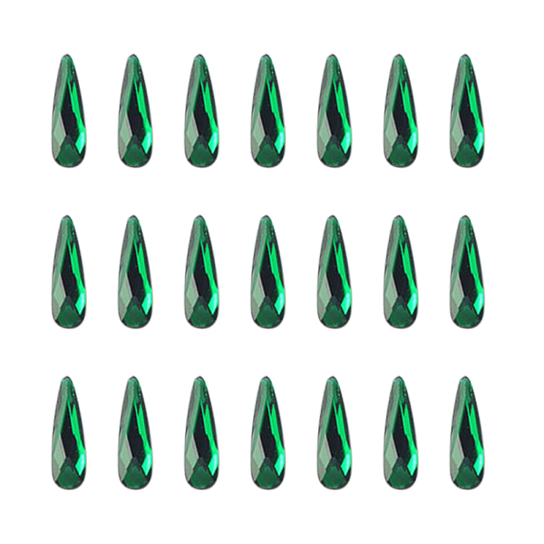 Kristall AB Flatback Rhinestones Raindrop design Glas nagel Rhinestone Scrapbooking Art