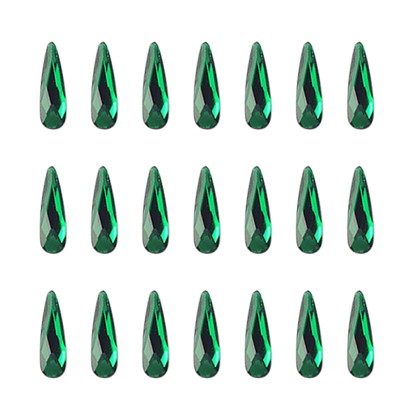 Krystal AB Flade Rhinestones Regnbuedesign Glas Negle Rhinestone Scrapbooking Kunst
