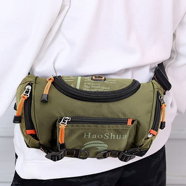 Vanntett Fanny Pack Skråveske Utendørs Midjeveske Lomme Med Justerbar
