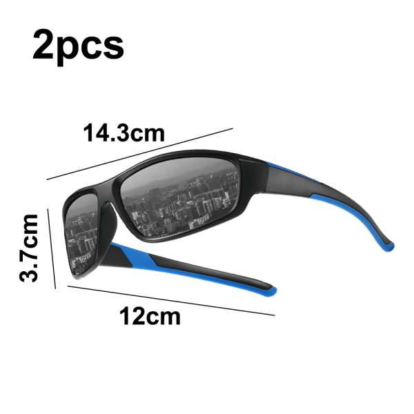 Polariserade sportsolglasögon för män Kör Cykling Fiske Sol
