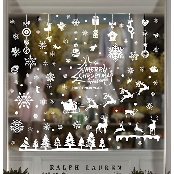 Perfekt julklappsidé för dekorationsälskare, enkel att installera och ta bort, återanvändbara juldekorationer, festlig atmosfärsskapare, dubbelsidig design
