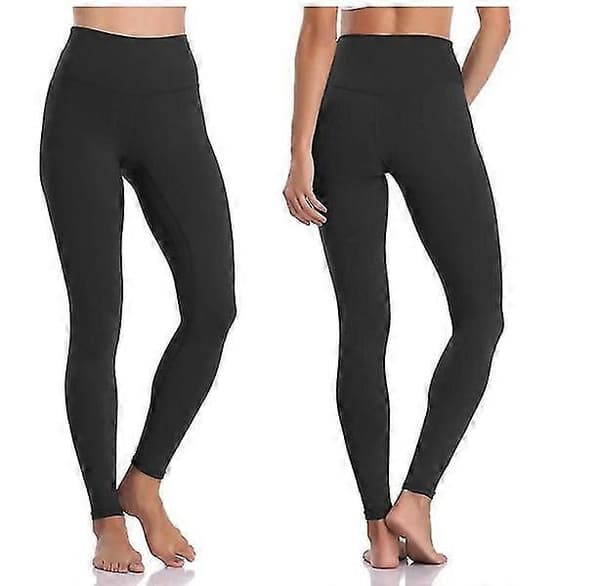 Vinterleggings för kvinnor med hög midja, termiska och varma yogabyxor