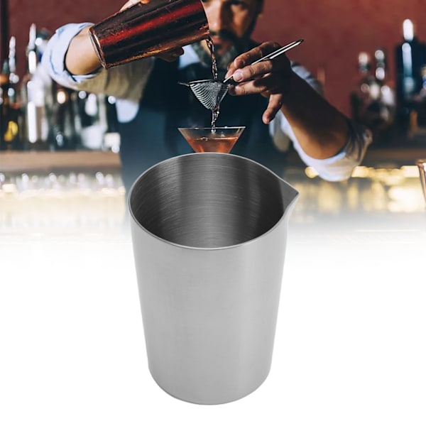 304 Rustfrit Stål Cocktail Blandingsglas Rørkop med Ørnmund Barware Essential