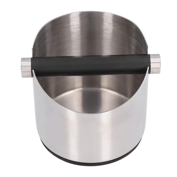 Ergonomisk Knock Box i Rustfrit Stål, Alsidig Anvendelse Stor Kaffeboks til Hjemmecaféer (Ergonomisk Design)
