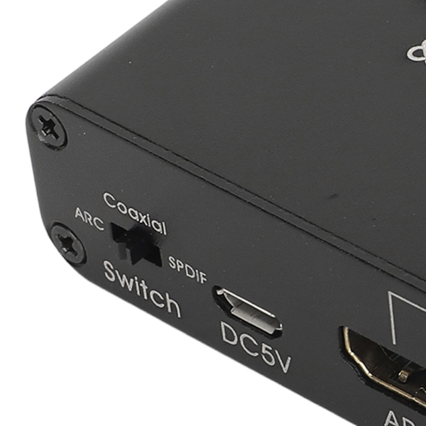 HD Output ARC Lyduttrekker 192KHz Optisk SPDIF 3,5 mm Hodetelefonport Digital Analog Lydkonverter for Hjemmekino TV