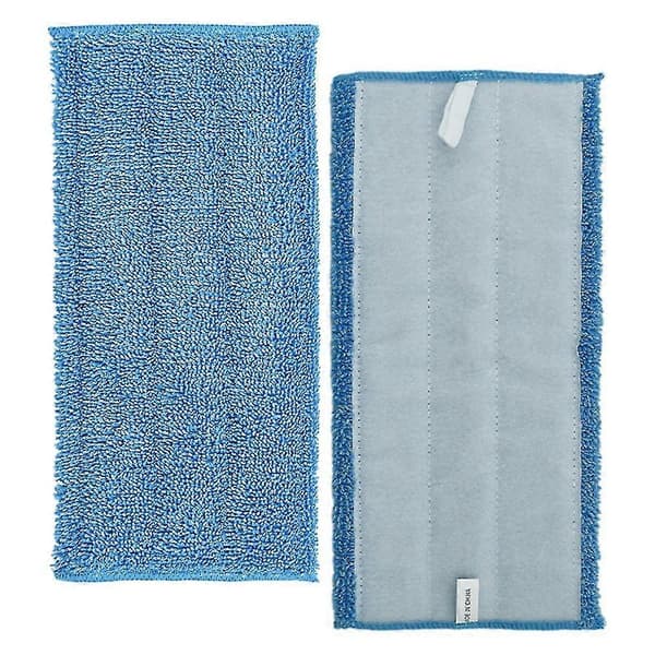 4 stk. våt/tørr flat moppeklut mikrofiber gulvmoppeputer erstatning vaskbar lett å bytte ut