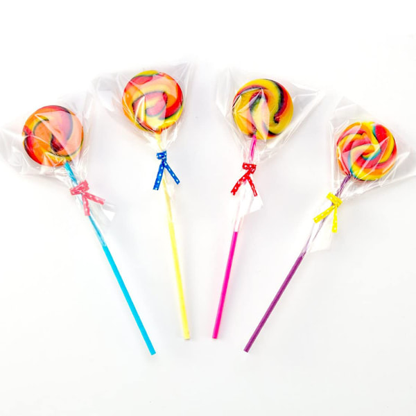 100 stk. Lollipop-pinner, Marshmallow-pinner, Mattrygge Kreative Multifunksjonelle Lollipop-sugerpinne 150*3.5mm