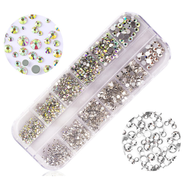 Kristall Rhinestones Nail Art Gems och Rhinestones, för Naglar/Kläder/Ansikte/Hantverk