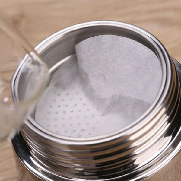 350 stk Runde Kaffeefilter Papir Kaffeemaskin Filter Siver