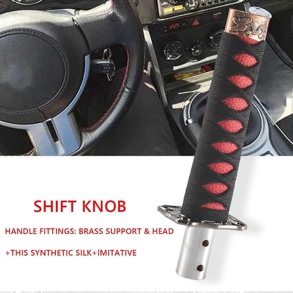 Ar Girkule Girspak Katana Metall +rød 15cm
