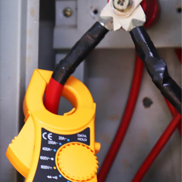 Digitalt multimeter AC DC klemmemåler Voltmeter Amperemeter Strømtang Ohmmeter LCD Volt Tester Lomme Multitester