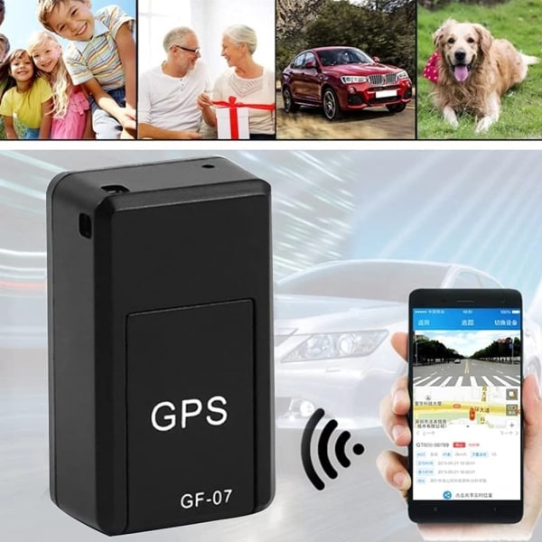 GF07 Magnetic Mini Car Tracker GPS Locator Realtidsspårning
