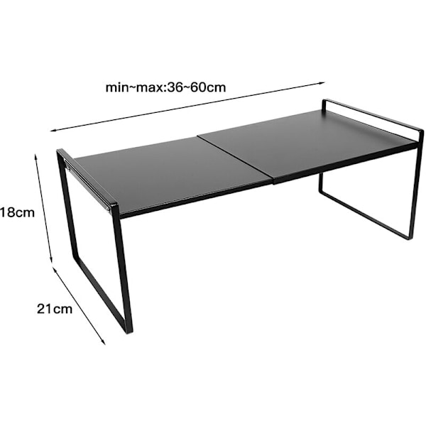 Utbyggbart tallriksställ och diskställ, platsbesparande kökshyllor, kökshyllor, skåporganisatör, mat och
