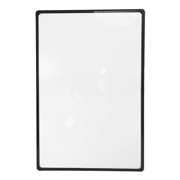 Lesestøtteark Forstørrelsesglass 3-zoom Svart